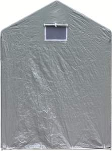 Abri à vélo écologique d'extérieur 6x4 pieds 1,8x1,2 mètres, cadre <span class=keywords><strong>en</strong></span> acier, <span class=keywords><strong>PVC</strong></span> imperméable, coupe-vent, protection UV, rangement portable - Product Image 5