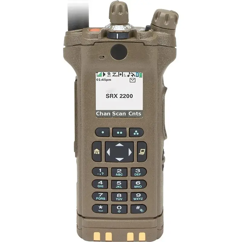 Motorola SRX2200 2200 gelişmiş savaş taşınabilir iki yönlü radyo VHF 7/800 Model 1.5 taşınabilir radyo SRX2200