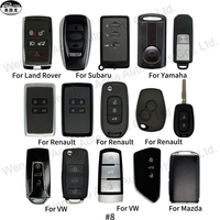 Bon prix 4 boutons Smart Car Keys Shell Case Vehicle Keys Shell pour Renault