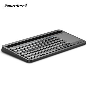 Full Size Azerty Tablet French/ Sweden Korean Swedish Thai Wireless bluetooth Keyboard with Multi-touch Touchpad - Product Image 3