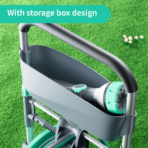 Einziehbarer automatischer Schlauch auf roller Rohr Wasser auf rollens ch lauch 100 Ft Hochwertiger Hochdruck reiniger Einziehbare Garten wassers ch lauch trommel - Product Image 3
