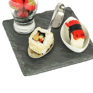 Assiette <span class=keywords><strong>en</strong></span> <span class=keywords><strong>ardoise</strong></span> au fromage de charcuterie noire <span class=keywords><strong>naturelle</strong></span> 30*30CM <span class=keywords><strong>en</strong></span> gros - Product Image 3