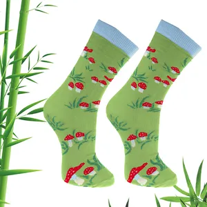 Thick Custom Socks Bamboo Socks 100% Bamboo Organic Cotton Fibre Socks