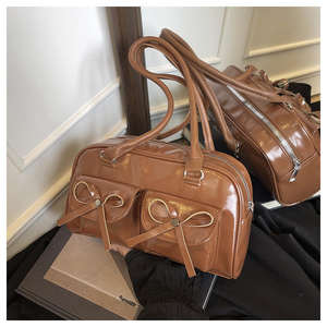 Nouveau sac à bandoulière tendance 2026 avec plusieurs poches, grande capacité, sac fourre-tout simple et décontracté pour femme - Product Image 6