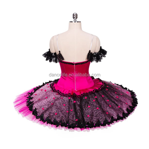 Costume da Balletto Professionale con Tutù di Paillettes <span class=keywords><strong>per</strong></span> Ragazze, <span class=keywords><strong>per</strong></span> Il Lago dei Cigni, Solo Quattro Piccoli Cigni, con Decorazioni in Rilievo - Product Image 4