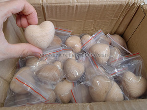 Décoration en bois de hêtre massif en forme de cœur dodu, couleur naturelle, découpe CNC pour <span class=keywords><strong>les</strong></span> occasions de Diwali <span class=keywords><strong>et</strong></span> de sympathie - Product Image 3