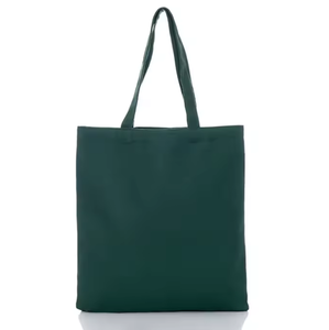 Customized environmentally friendly foldable oversized large capacity <b>thick</b> casual cotton canvas shopping tote bag - Product Image 5
