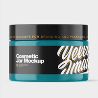 Botol scrub tubuh profil rendah desain kustom 1oz 2oz 6oz 8oz dengan tutup 50g 100g 150g 200g wadah krim kosong plastik