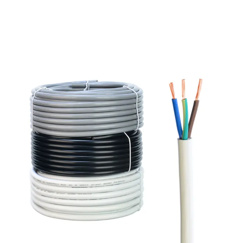 ETL listado SJT #12 fio 3 core 500ft fios elétricos 12 awg sólido cobre puro cabo de alimentação elétrica fio