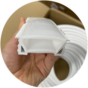 Insert gratuit 50x20mm grande taille remplacer le <span class=keywords><strong>tube</strong></span> <span class=keywords><strong>en</strong></span> silicone néon encastré <span class=keywords><strong>en</strong></span> profilé d'aluminium pour diffuseur de bande <span class=keywords><strong>LED</strong></span> - Product Image 3