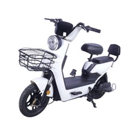 Vélo électrique 48V 350W pour adultes, scooter électrique avec moteur sans balais de 14 pouces, cadre en acier, vélo de montagne électronique, EBike