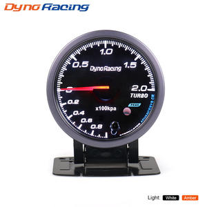 Dyno Racing Afficheurs tête haute analogiques 60 mm, tachymètre, jauge de turbocompresseur, jauge de température de l'eau/de l'huile, jauge de pression d'huile, jauge de tension - Product Image 2