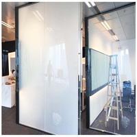 ZEELANG Moderne Dekorative Weiße Selbstklebende PDLC Privatsphäre-Smartfolie mit PET-Material 0,38mm Dicke für Hotelfenster