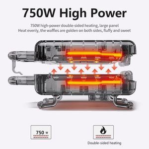 SK902 Máquina <span class=keywords><strong>para</strong></span> Hacer Sándwiches 3 en 1 <span class=keywords><strong>para</strong></span> Uso Doméstico, Plancha <span class=keywords><strong>para</strong></span> Waffles y Donuts, Máquina Eléctrica <span class=keywords><strong>para</strong></span> Hornear Desayunos - Product Image 5