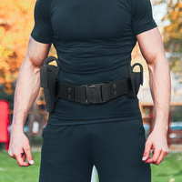 Ceinture Tactique Détachable pour Sécurité, Système Modulaire d'Équipement, Étui, Pochette Lampe Torche, Kits Utilitaire, Ceinture de Service Moulée