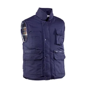 Gilet - 832 XS Teide - Colore: Blu Navy - Quattro tasche esterne, la superiore sinistra per cellulare e una interna. - Product Image 1