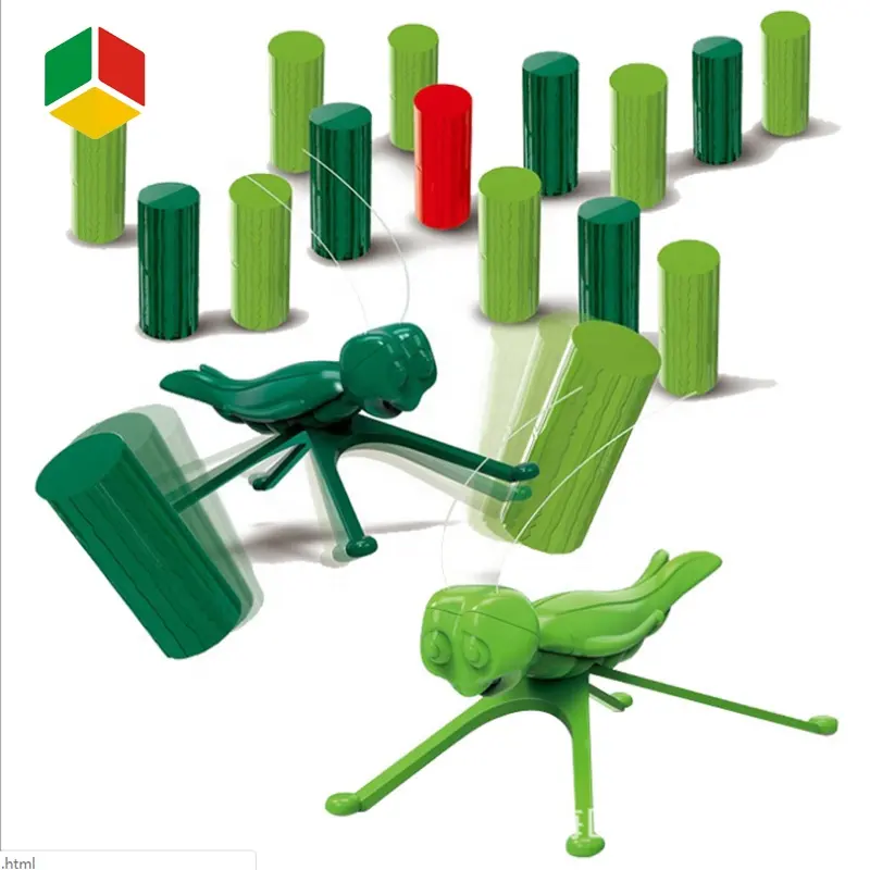 QSおもちゃ専門メーカー子供のためのカスタム教育玩具ジャンプグラスホッパーボードゲーム
