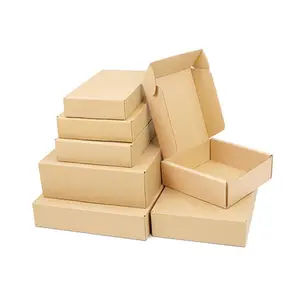 Scatole di cartone personalizzate Eco-Friendly per abbigliamento scatola di carta corrugata per imballaggio