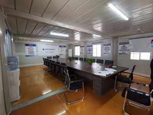 <span class=keywords><strong>Maison</strong></span> duplex à deux étages en acier inoxydable sur mesure de 40 pieds, préfabriquée, avec bureau et balcon amovible, modèle 2022 - Product Image 2