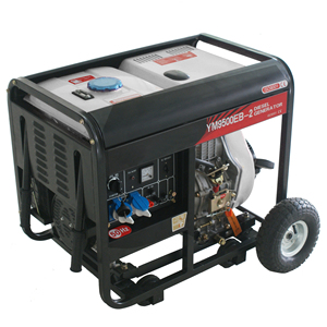 Generador Diésel Abierto Seasummer de 6.8kw, Monofásico, Motor 195F YM9500EB-2, Certificado ISO, Tanque de Combustible de 13.5L, Arranque Manual por Retroceso - Product Image 1