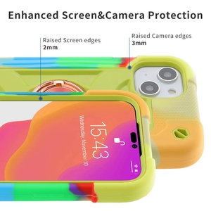 <span class=keywords><strong>Cover</strong></span> in Silicone Robusta con Supporto per <span class=keywords><strong>iPhone</strong></span> <span class=keywords><strong>11</strong></span> 12 13 14 15 16 17 Plus Pro Max Mini, Custodia per Cellulare Resistente - Product Image 5
