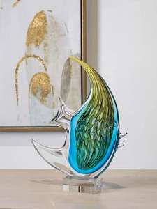 Đồ trang trí nhà hình cá bằng thủy tinh Murano, thủ công, dành cho thiết kế nội thất - Product Image 4