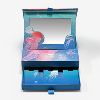 Coffret Cadeau Édition Limitée d'Échantillons de Parfums avec Miroir – Boîte Promotionnelle pour Influenceurs Cosmétiques