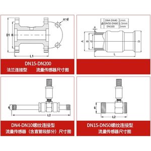 ENPNRMLEH เครื่องวัดอัตราการไหลแบบดิจิตอล DN32 เกลียวท่อสแตนเลสสำหรับของเหลว - Product Image 4
