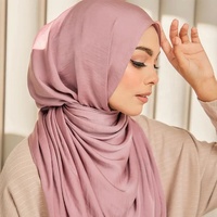 Hijab pour femmes foulard velours satin soie musulmane longues écharpes châle vente en gros de Chine personnalisé pas cher