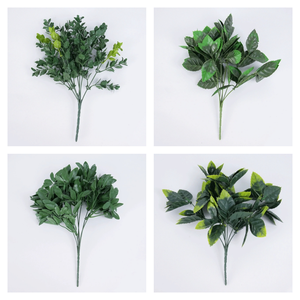 LO-138 <span class=keywords><strong>Prix</strong></span> de gros d'usine 30-50cm Plastique ininflammable ignifuge résistant aux UV Verdure artificielle - Product Image 5