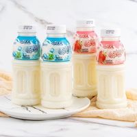 Boisson nutritive en bouteille saveur fruits 345ml, au fromage et champignons, enrichie en lactobacilles, vente en gros