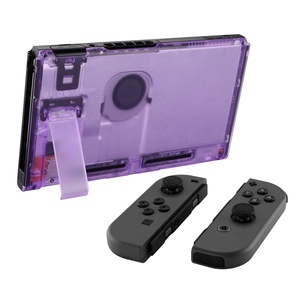 Backplate สีม่วงโปร่งใสพร้อมเคสด้านล่างแผงด้านหลังสําหรับคอนโซล <span class=keywords><strong>NS</strong></span> คอนโซล Nintendo Switch - Product Image 2