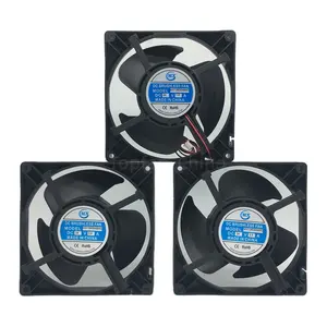 Ventiladores de flujo axial para refrigerador de 125MM * 125MM, ventilador de refrigeración con rodamiento de bolas silencioso de alto flujo de aire, motor de nevera bldc, FBA12J15V DC15V