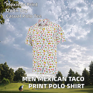 Polo pour homme imprimé à manches courtes, col rabattu, décontracté, pour le golf, OEM ODM, polo personnalisé - Product Image 2
