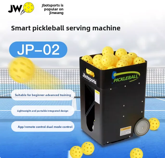 Jbotsports Jp02 Musketeer High Quality Outdoor Pickleball Serve Training Machine with 40 Hole New