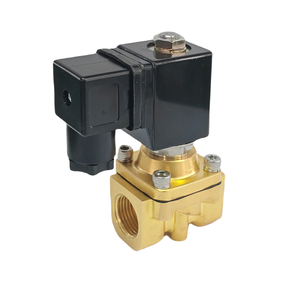 Kleqd מותג 2wa לחץ גבוה סולנואיד שסתום ac220 dc24 ישיר פועל בדרך כלל סגור 1/2 "16 בר פליז - Product Image 5