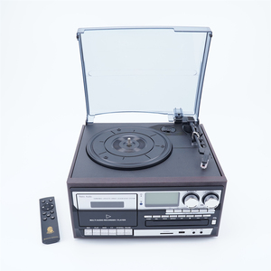 Cina fabbrica wireless <span class=keywords><strong>vintage</strong></span> high end dj giradischi 3 velocità in vinile giradischi giocatore con cassetta cd per la vendita - Product Image 3