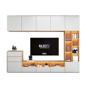 Meuble TV portable, unité de rangement moderne, design luxueux pour le salon, support TV - Product Image 6