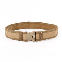 Ceinture tactique 2 pouces Boucle en métal à dégagement rapide Ceinture laser MOLLE pour hommes Ceinture tactique camouflage airsoft