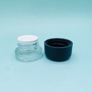 Bocaux en verre transparent épais à profil bas de 5 ml avec couvercle intérieur en étain/plastique, personnalisables avec logo et forme, pour huiles, baumes à lèvres, cires et cosmétiques - Product Image 6