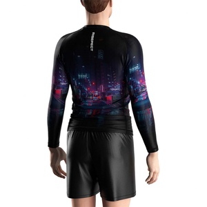 เสื้อกีฬาแขนยาวสำหรับผู้ชายเสื้อกีฬาแบบต่อสู้สำหรับผู้ชาย - Product Image 6