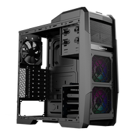 Boîtier de jeu GameMax HAUBERK ATX, châssis d'ordinateur tour moyenne FRGB pour ordinateur compatible avec RTX 3080