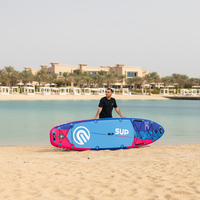 Planche de SUP gonflable ESUP Stable 11 pieds 6 pouces avec technologie Drop Stitch pour débutants, design extra large, durable et étanche