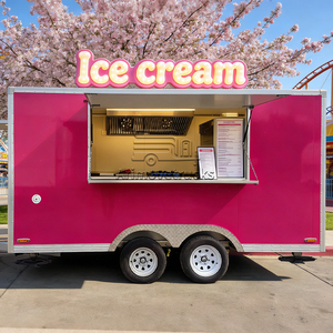 Remolque <span class=keywords><strong>de</strong></span> Comida Callejera, Carrito Móvil para Helados y Queso, Remolque para Postres, Waffles, Crepas, Panqueques, <span class=keywords><strong>Donuts</strong></span>, Compre un Food Truck en Venta - Product Image 2