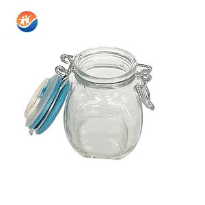 Barattolo per inscatolamento in <span class=keywords><strong>vetro</strong></span> con Clip in ceramica, barattolo per conserve in <span class=keywords><strong>vetro</strong></span> da 100ml con coperchio a Clip - Product Image 4