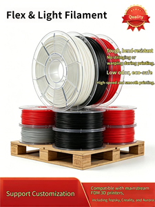 Filament d'impression 3D flexible en TPU moussant 90A, léger, faible odeur, écologique, haute vitesse, flux fluide - Product Image 2