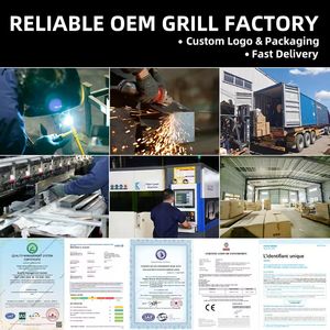 Sıcak Satış Modern 410 Paslanmaz Çelik Taşınabilir Katlanabilir Barbekü Kömürlü Izgara Açık Hava Kampı İçin Mangal - Product Image 5