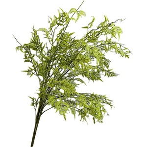 LO-1102 <span class=keywords><strong>Plantes</strong></span> artificielles en caoutchouc souple, feuilles de pampa persan, fougère et sélaginelle, pour la décoration intérieure et les arrangements floraux en salle d'exposition - Product Image 5
