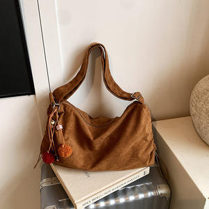 Bolsos de Hombro Grandes para Mujer, Otoño 2026, Nuevos, de Gamuza con Estampado de Leopardo, Temperamento Salvaje y Moderno - Product Image 1