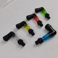 Bougie d'allumage en caoutchouc pour moto à lumière LED universelle Ca P